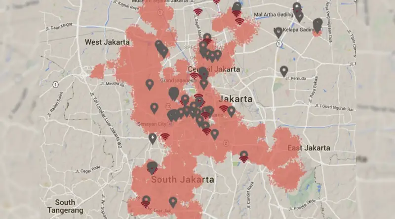 Jangkauan Telkomsel 4G LTE