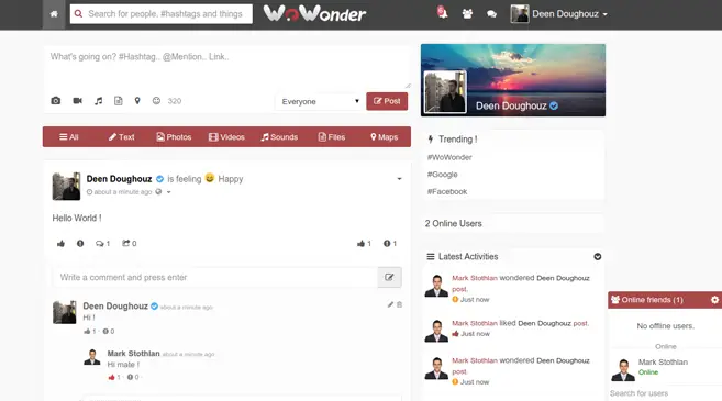 WoWonder - Social Network Platform