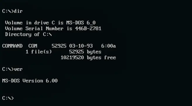 DOS ( Disk Operating System )