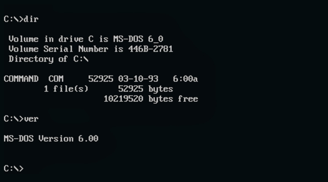 DOS ( Disk Operating System )