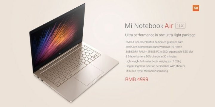 Mi Notebook Air 13,3 Inci