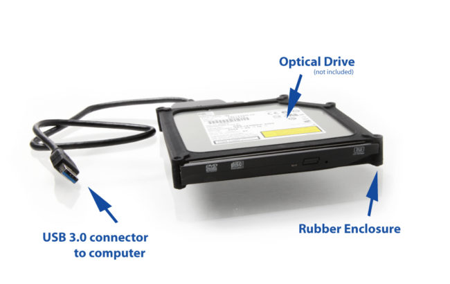 DVD External Enclosure Case Sata