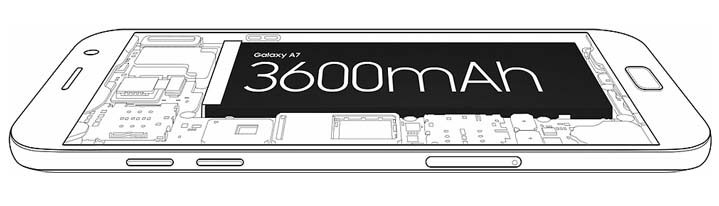 Samsung Galaxy A7 2017 - Baterai