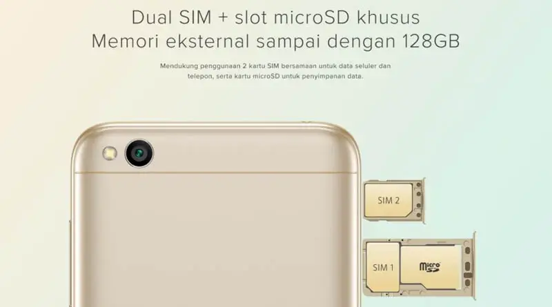 Xiaomi Redmi 5A - SIM