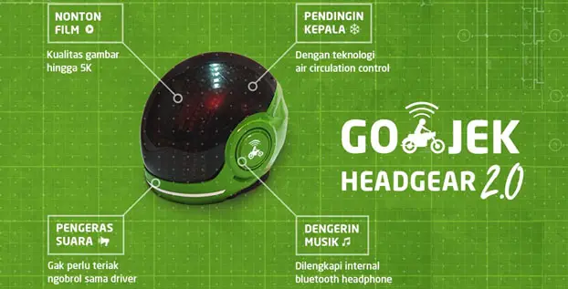 Inovasi Terbaru dari GO-JEK, Headgear 2.0!