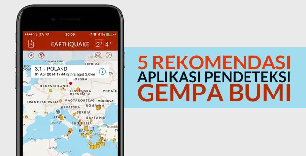 5 Rekomendasi Aplikasi Pendeteksi Gempa Bumi yang Cepat Update