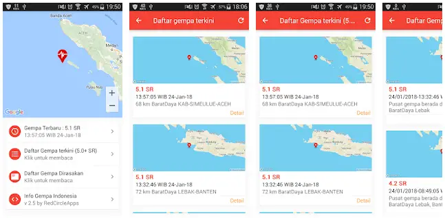 Info Gempa Indonesia