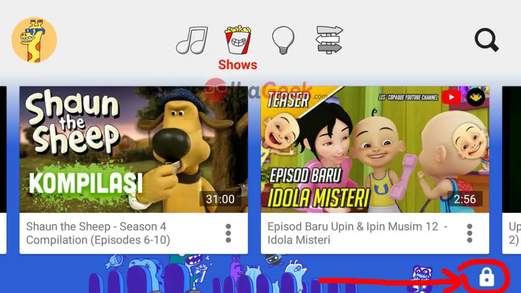 Gembok - YouTube Kids