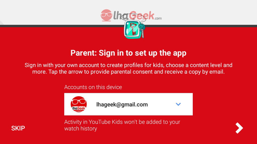 Parent Sign In - YouTube Kids
