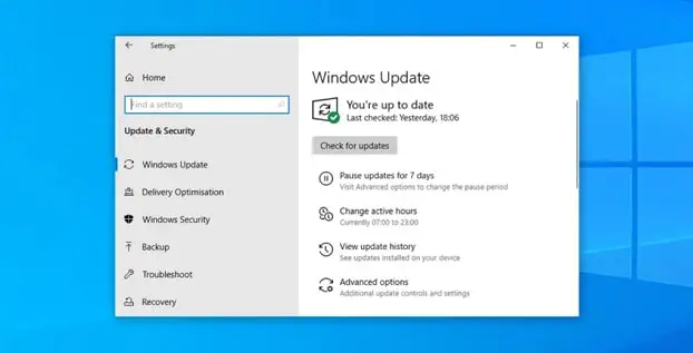 Windows 10 Update 1903