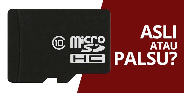 microSD Asli Palsu