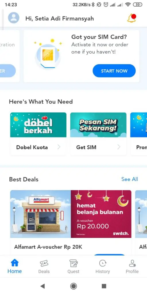 Daftar Kartu SIM