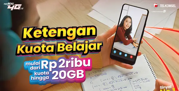 Pilihan Paket Kuota Belajar dari Telkomsel dan Cara Mendapatkannya