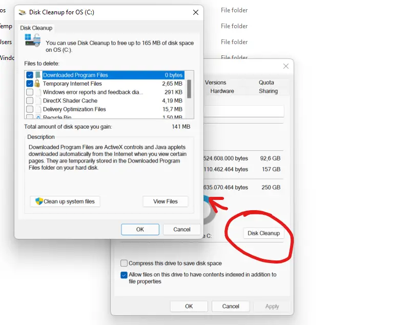 Disk Cleanup