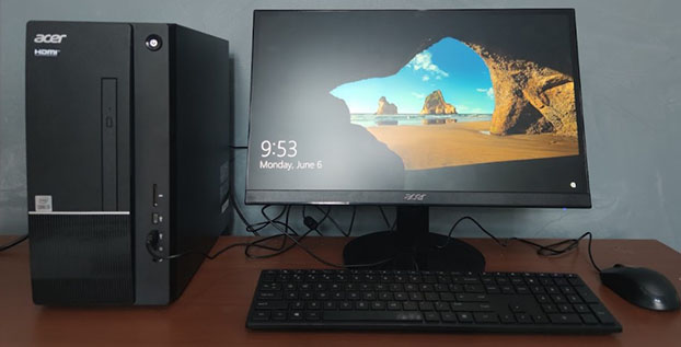 Monitor Acer SA220Q_A dan Acer Aspire TC-1650, Duet Mantap untuk Produktivitas Tanpa Batas