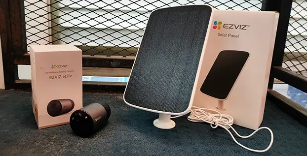 EZVIZ BC1C eLife + Solar Charging Panel