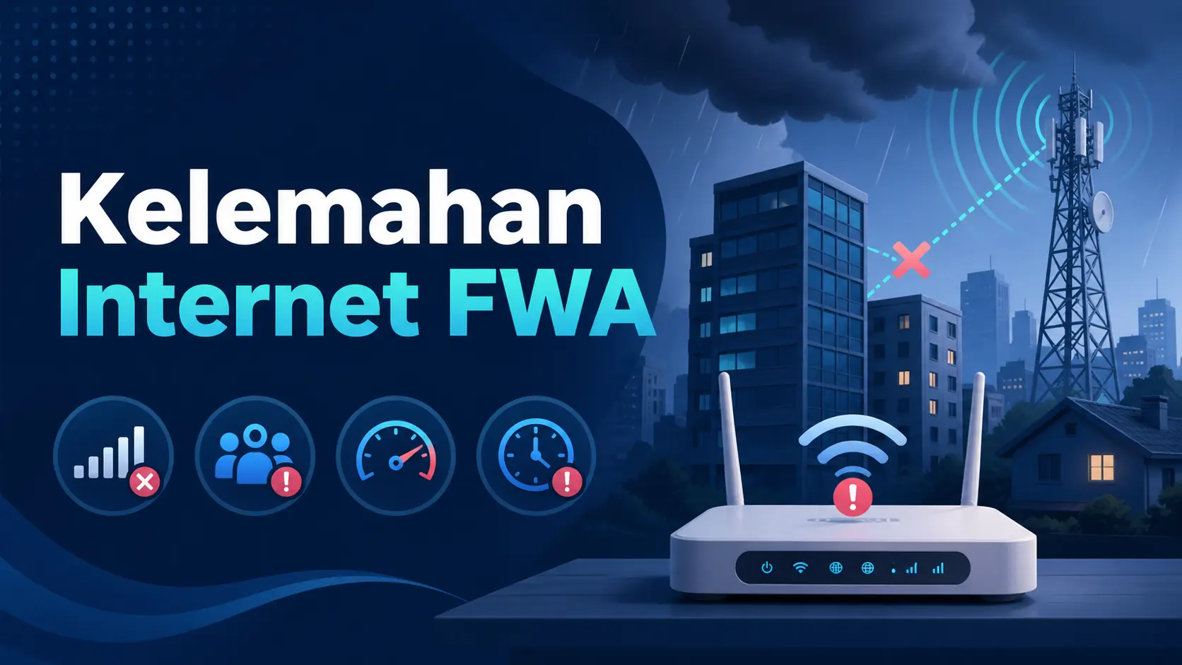 Kelemahan Internet FWA