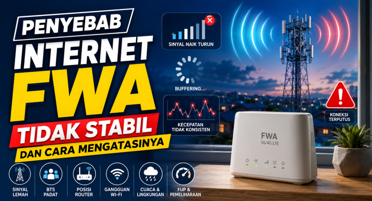 Internet FWA Tidak Stabil