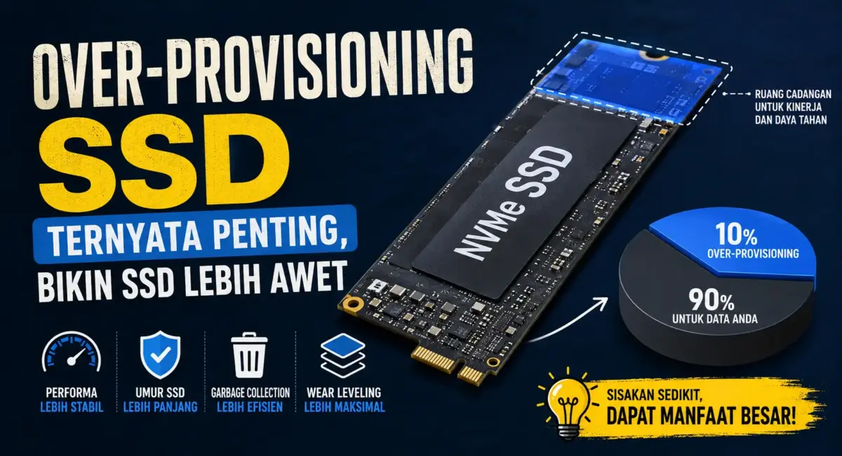Over Provisioning SSD Ternyata Penting, Bikin SSD Lebih Awet 1 Over Provisioning SSD