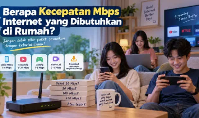 Kecepatan Mbps Internet