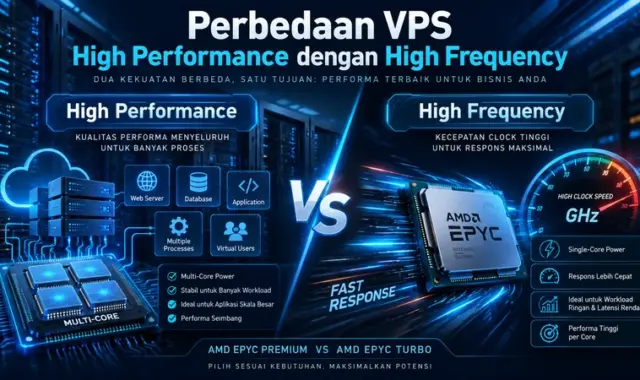 Perbedaan vps high performance vps high frequency