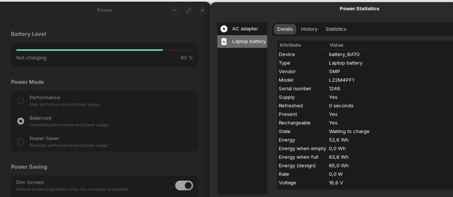 Battery Health Laptop Berapa Persen yang Masih Bagus? 2 Battery Health Linux