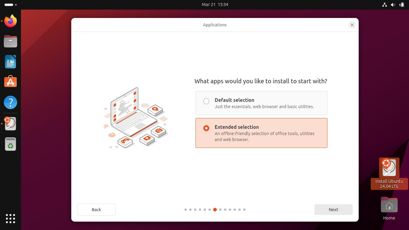Baru Dirilis, Ubuntu 24.04.5 Terpaksa Ditarik karena Bug Installer 2 Extended selection