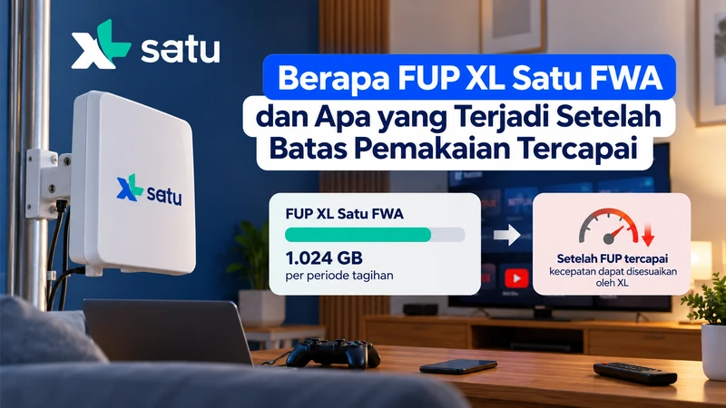 Berapa FUP XL Satu FWA dan Apa yang Terjadi Setelah Batas Pemakaian Tercapai 1 FUP XL Satu FWA