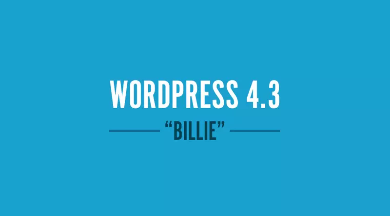 WordPress-4-3-billie