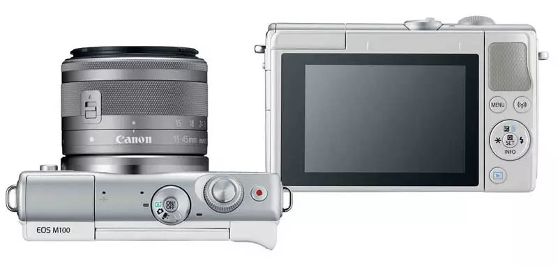 Canon EOS M100, Mirrorless Rekomendasi Untuk Para Vlogger 2 Canon EOS M100 - Tombol