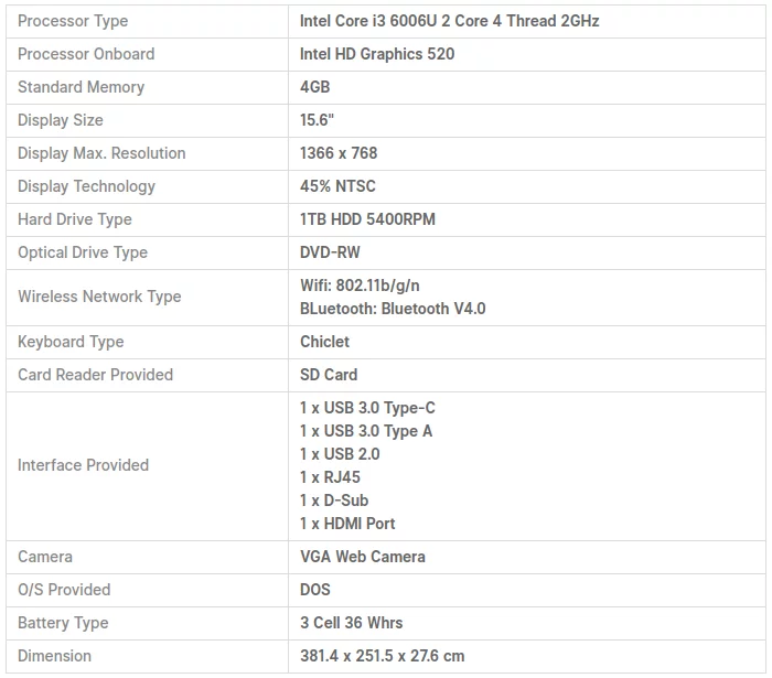 ASUS Vivobook X541U G01383D