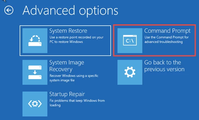 Penyebab Blank Screen Pada Windows 10 Setelah Update ke Versi 1803 4 Advanced options