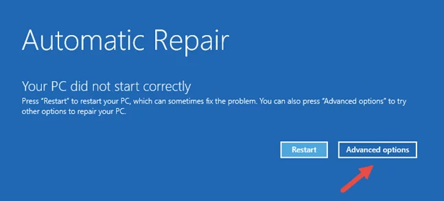 Penyebab Blank Screen Pada Windows 10 Setelah Update ke Versi 1803 3 Automatic Repair