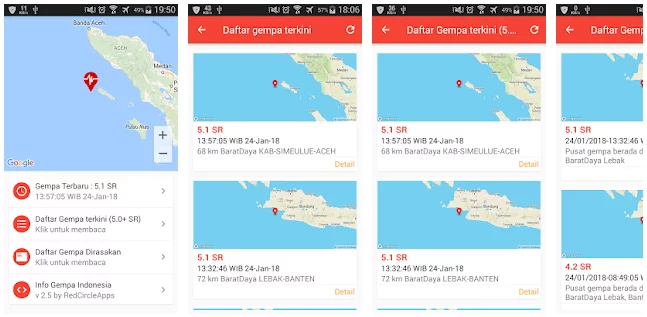 Info Gempa Indonesia