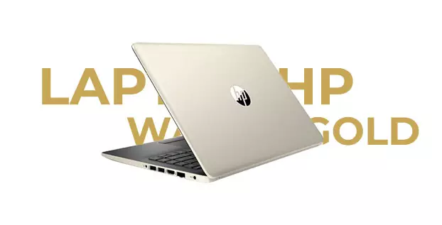 Laptop HP Warna Gold