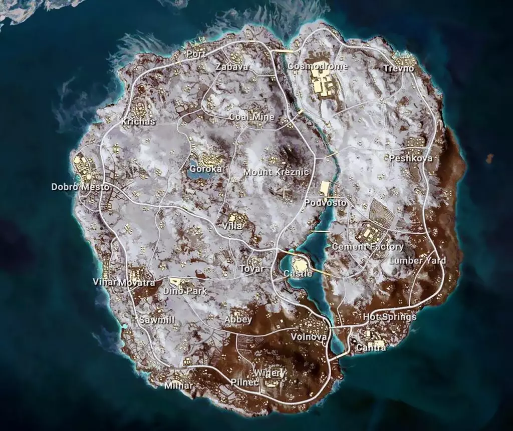 Tips Bermain PUBG pada Map Vikendi 2 Map Vikendi