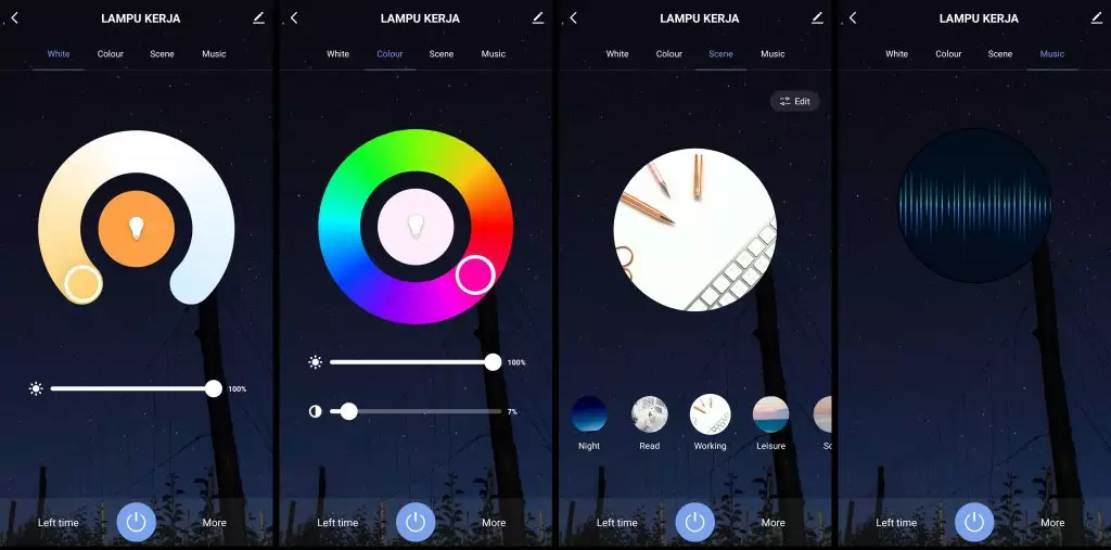 Fitur Lampu Pintar BARDI Smart LED Bulb 12W RGBWW 5 Fitur Bardi