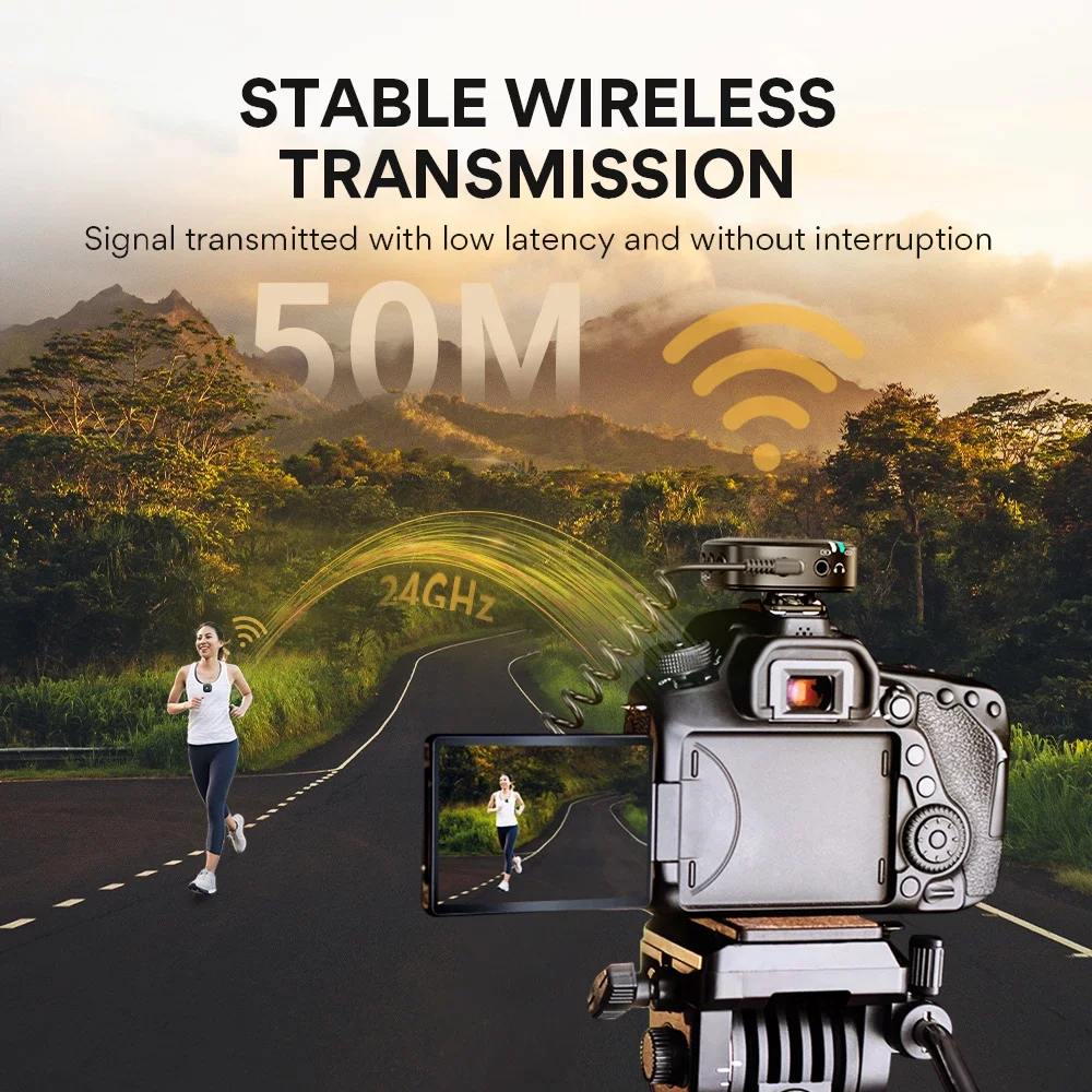 Review Wireless Microphone MAONO WM820, Up to 50 meter 9 Transmisi MAONO WM820