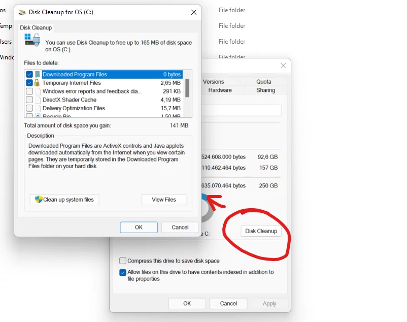 Disk Cleanup