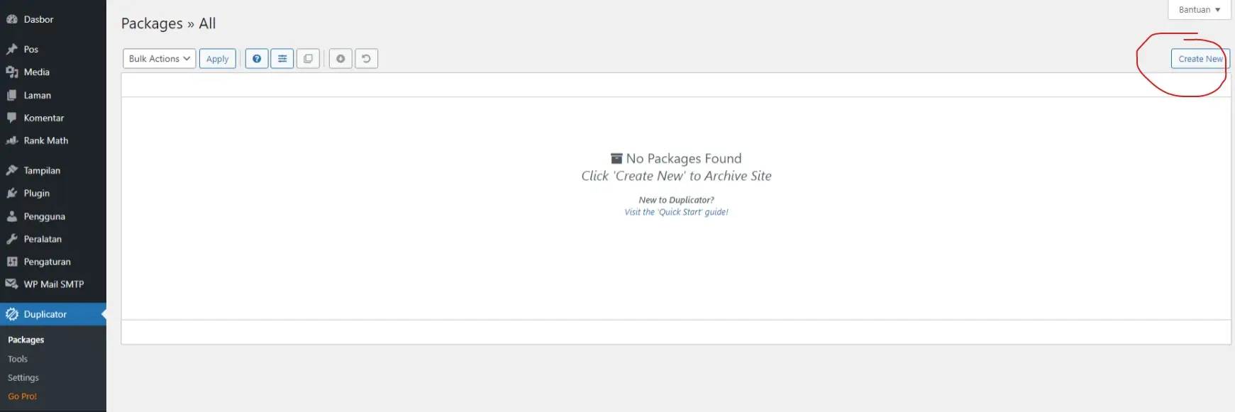 7 Cara Mudah untuk Migrasi Situs Web WordPress 3 Duplicator WordPress Plugin
