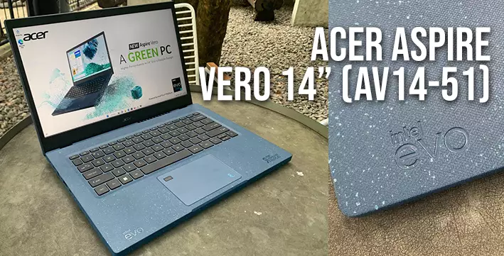 Review Acer Aspire Vero 14″ (AV14-51), Laptop Ramah Lingkungan dan Hemat Energi
