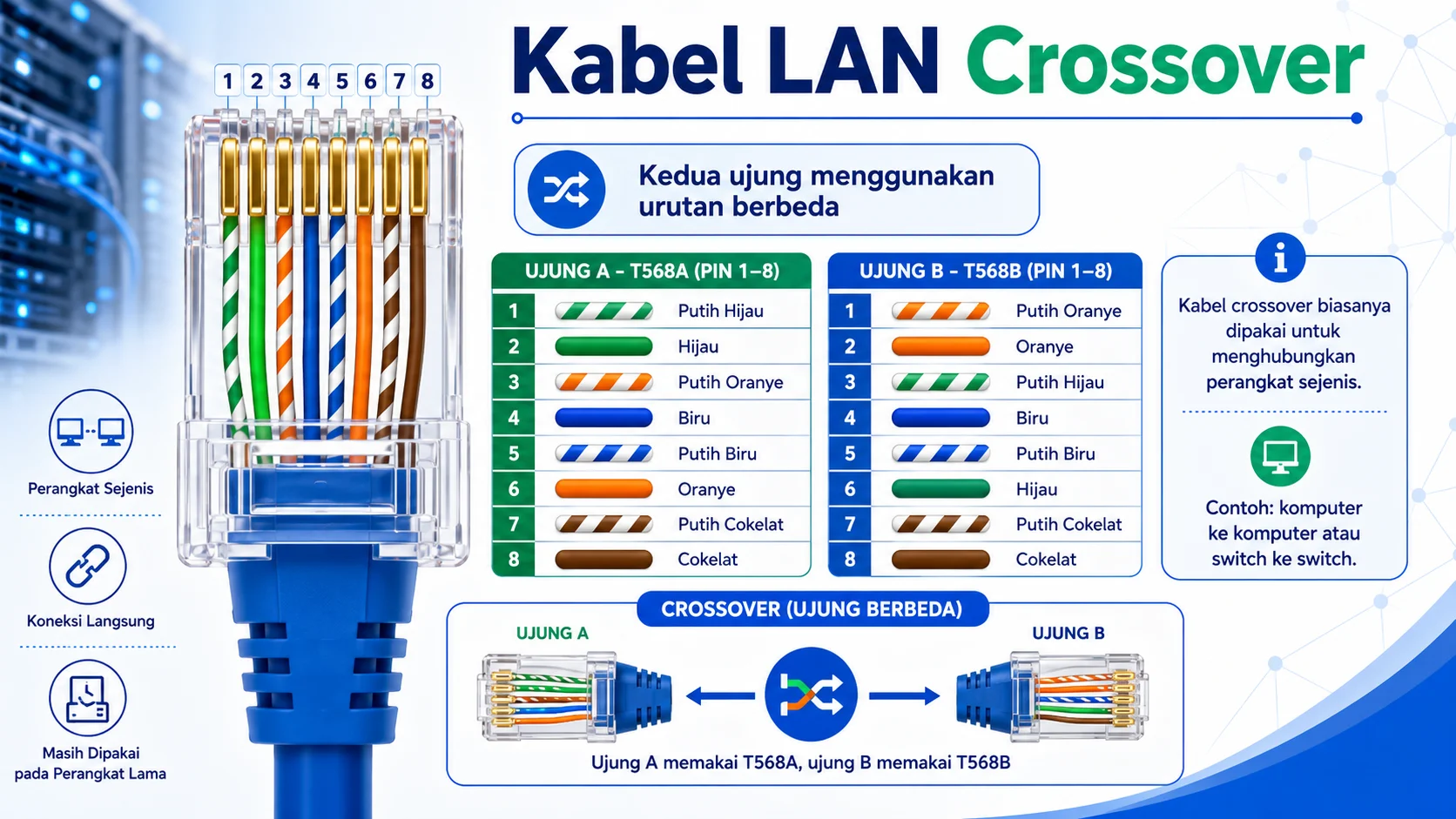 Kabel LAN Crossover