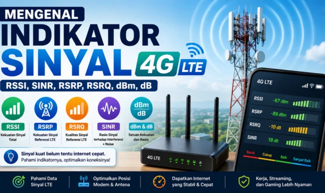 Mengenal Indikator Sinyal 4G LTE