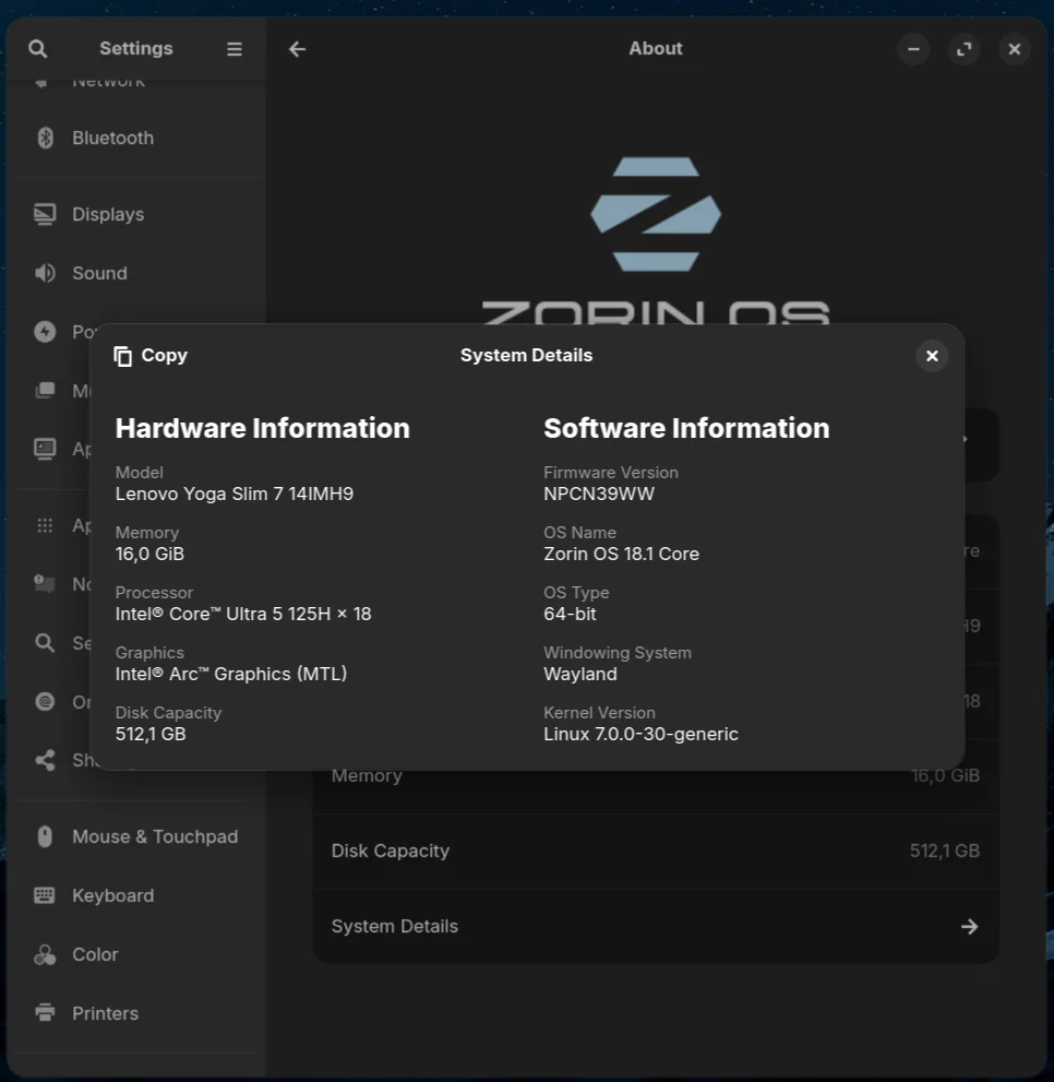 Install Zorin OS di Lenovo Yoga Slim 7 14IMH9 di Luar Ekspektasi 2 Zorin OS